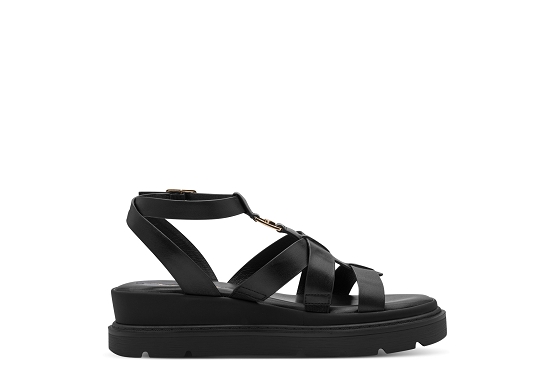 Tamaris sandales nu pieds 28709.46.001 cuir noir5976301_3