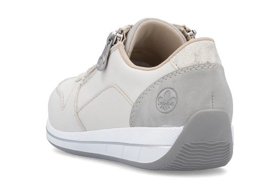 Rieker baskets sneakers n1100.80 cuir beige5977101_3