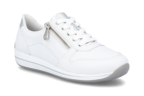 Rieker baskets sneakers n1100.81 cuir blanc5977201_1