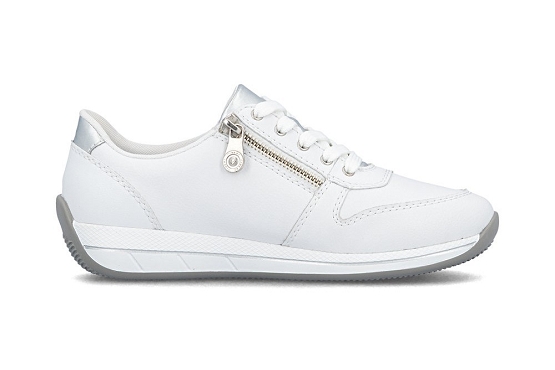 Rieker baskets sneakers n1100.81 cuir blanc5977201_2