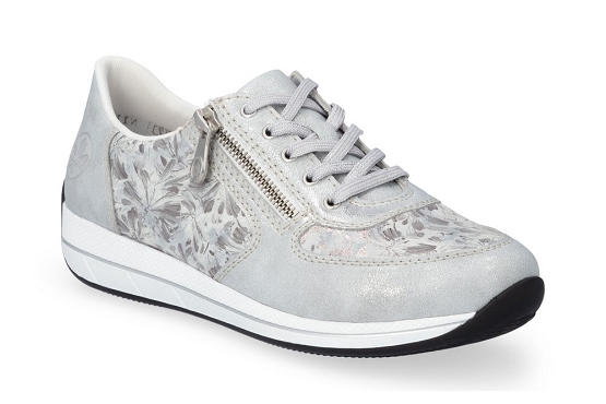 Rieker baskets sneakers n1112.80 cuir metallic5977501_1