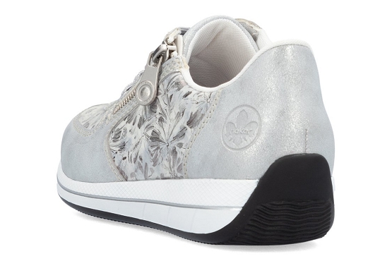 Rieker baskets sneakers n1112.80 cuir metallic5977501_3