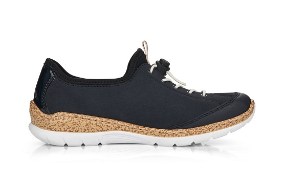 Rieker baskets sneakers n4263.14 cuir pazifik5978001_2