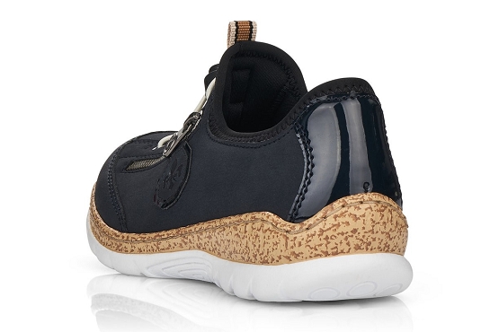 Rieker baskets sneakers n4263.14 cuir pazifik5978001_3