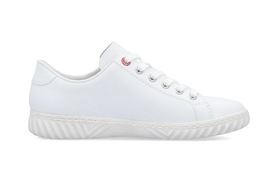 Rieker baskets sneakers n0900.81 cuir weiss5978401_2