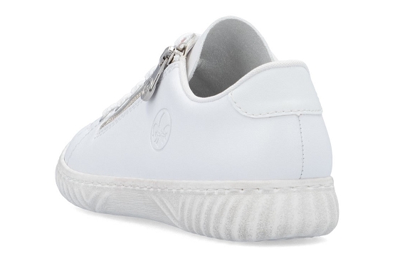 Rieker baskets sneakers n0900.81 cuir weiss5978401_3