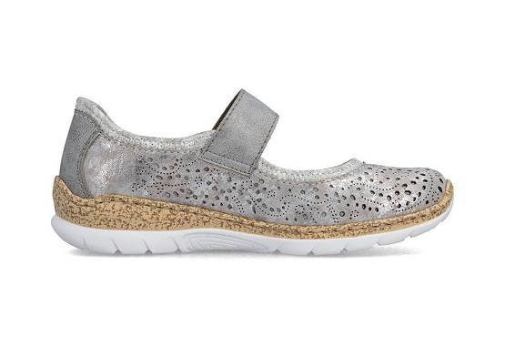 Rieker ballerines n4299.90 metallic5979601_2