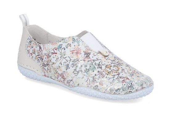 Rieker mocassins 43663.90 cuir blanc5980301_1