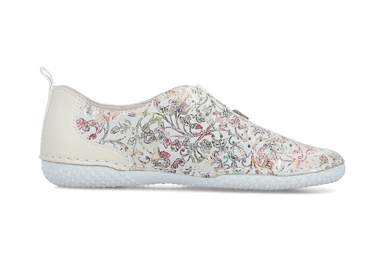 Rieker mocassins 43663.90 cuir blanc5980301_2