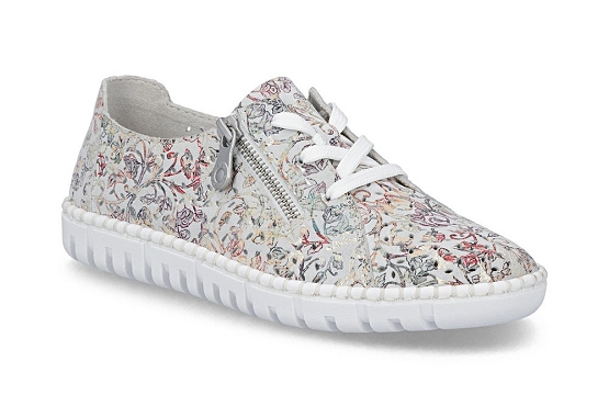 Rieker baskets sneakers m2306.92 cuir blanc5980501_1