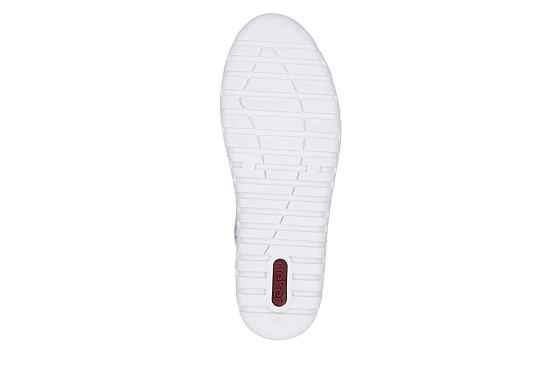 Rieker baskets sneakers m2306.92 cuir blanc5980501_4