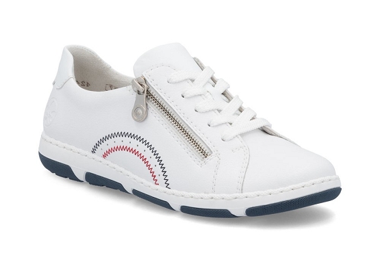 Rieker baskets sneakers 42424.80 cuir weiss5980701_1