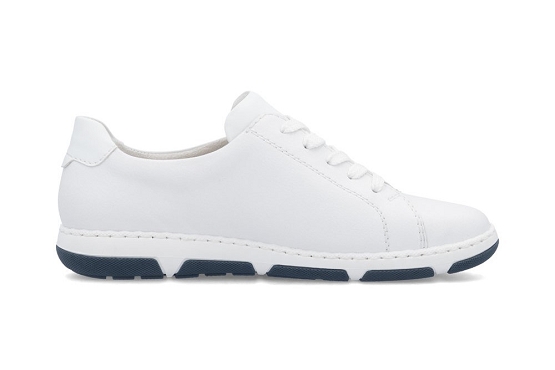 Rieker baskets sneakers 42424.80 cuir weiss5980701_2