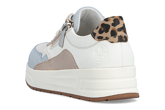 Rieker baskets sneakers n8114.90 bleu5980901_3