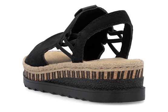 Rieker sandales nu pieds v7972.00 noir5982501_3