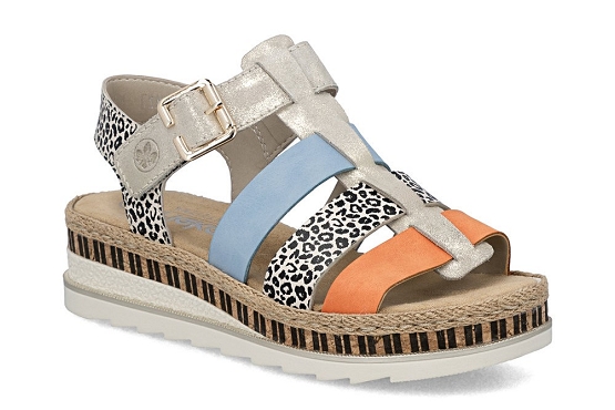 Rieker sandales nu pieds v7904.90 nude5982901_1