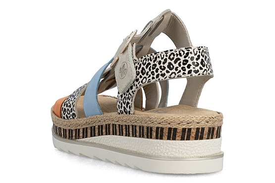 Rieker sandales nu pieds v7904.90 nude5982901_3