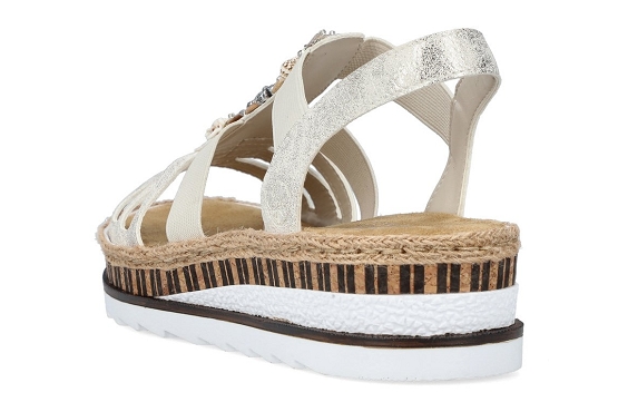 Rieker sandales nu pieds v7949.90 beige5983001_3