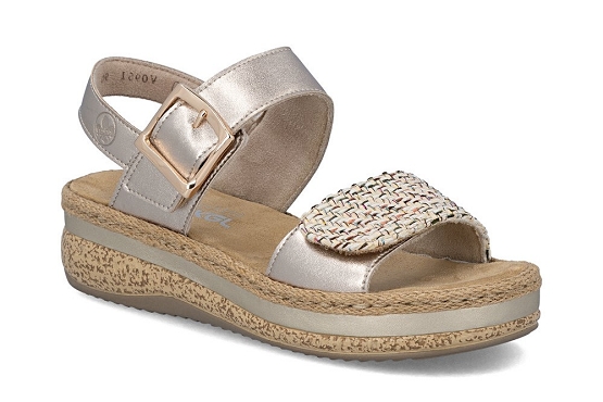 Rieker sandales nu pieds v0951.90 beige5983101_1