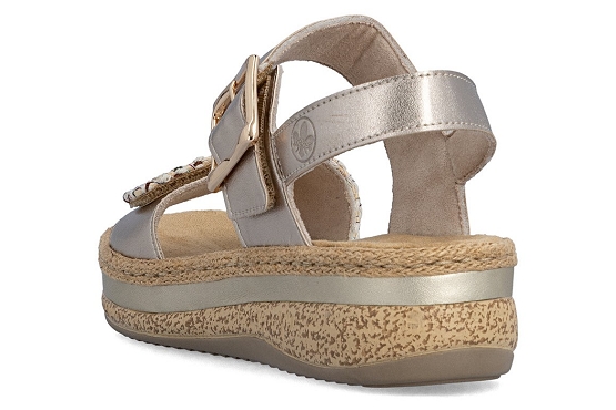 Rieker sandales nu pieds v0951.90 beige5983101_3