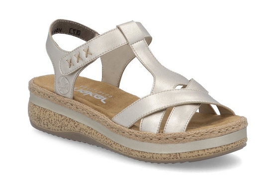 Rieker sandales nu pieds v0919.90 gold5983301_1