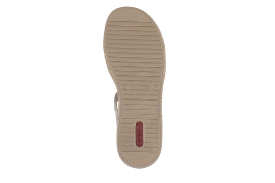 Rieker sandales nu pieds v0919.90 gold5983301_4
