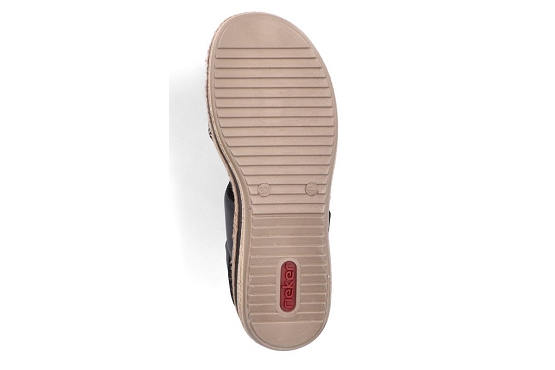 Rieker sandales nu pieds v0951.00 noir5983401_4