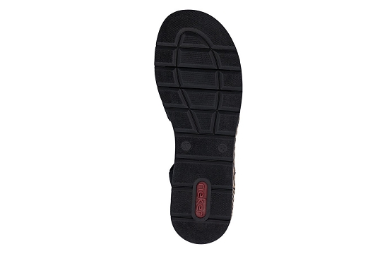 Rieker sandales nu pieds v3902.00 noir5983501_4