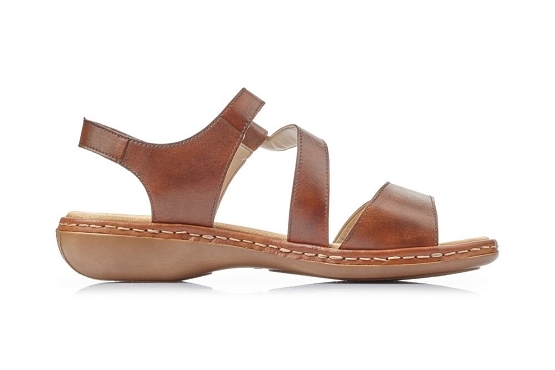 Rieker sandales nu pieds 659c7.24 marron5984101_2