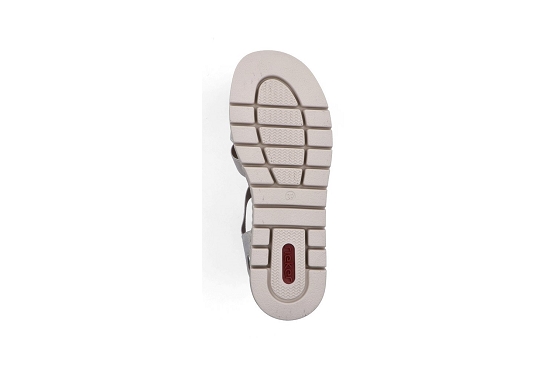 Rieker sandales nu pieds v4918.90 silver5984301_4