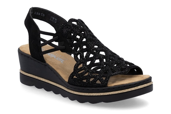 Rieker sandales nu pieds 67465.00 noir5984401_1