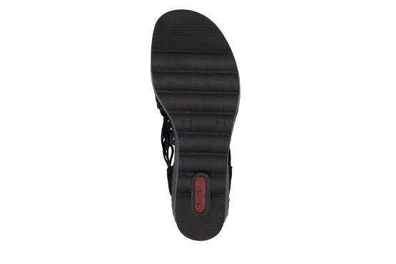 Rieker sandales nu pieds 67465.00 noir5984401_4