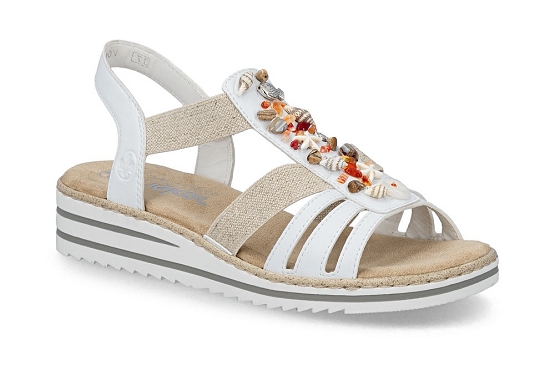 Rieker sandales nu pieds v0656.80 blanc5984601_1