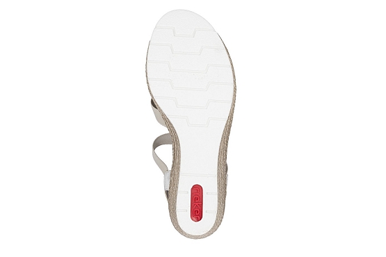 Rieker sandales nu pieds 619b2.60 beige5985001_4
