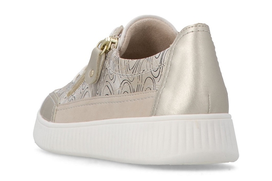 Remonte baskets sneakers d2e06.90 cuir muschel5986501_3