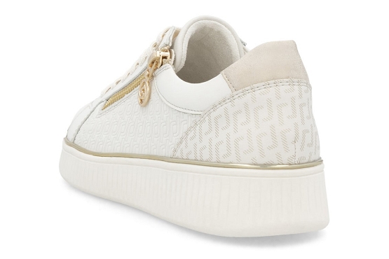 Remonte baskets sneakers d2e00.80 cuir blanc5986601_3