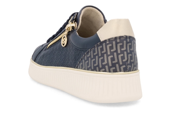 Remonte baskets sneakers d2e00.14 cuir marine5986701_3