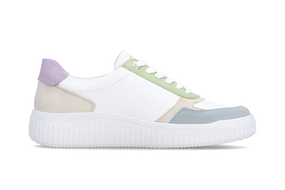 Remonte baskets sneakers d3e05.82 cuir weiss5986901_2