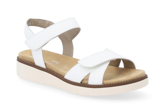 Remonte sandales nu pieds d2049.83 cuir blanc5987501_1