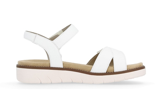Remonte sandales nu pieds d2049.83 cuir blanc5987501_2