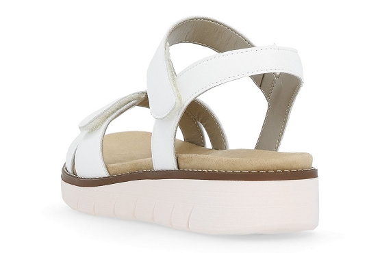Remonte sandales nu pieds d2049.83 cuir blanc5987501_3