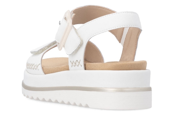 Remonte sandales nu pieds d3p53.80 cuir blanc5987601_3