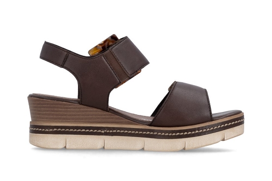 Remonte sandales nu pieds d2l53.25 cuir noir5987701_2