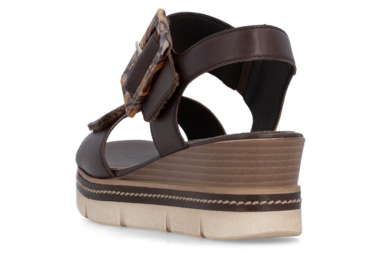 Remonte sandales nu pieds d2l53.25 cuir noir5987701_3