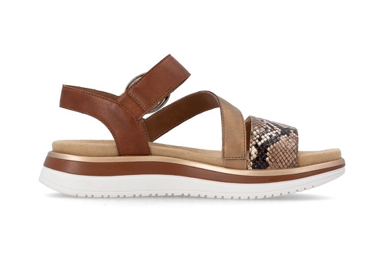 Remonte sandales nu pieds d1j64.25 cuir brown5987901_2