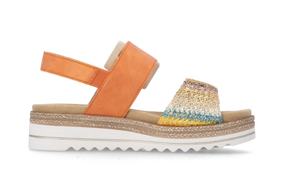 Remonte sandales nu pieds d0q62.38 cuir multi5988301_2