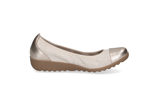 Caprice ballerines 22103.42.658 cuir beige5988401_3