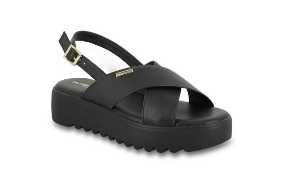 Les tropeziennes sandales nu pieds c330900 dorine cuir noir5990301_1
