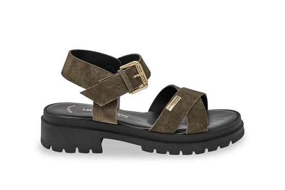 Les tropeziennes sandales nu pieds c330253 tihasued kaki5991801_2