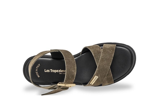 Les tropeziennes sandales nu pieds c330253 tihasued kaki5991801_3